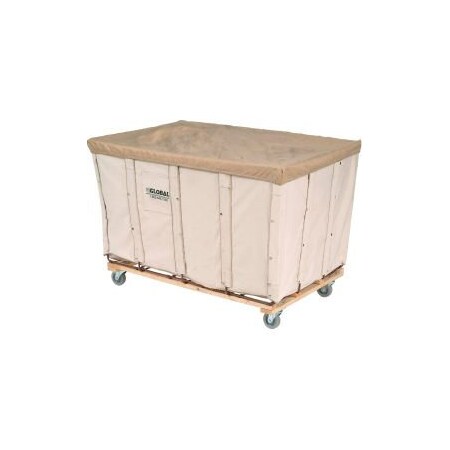 Global Equipment Best Value 16 Bushel Canvas Basket Bulk Truck 241304